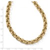 Black Bow Jewelry 8.5mm 14k Yellow Gold Hollow Rolo Link Necklace, 18 Inch - 4 of 4