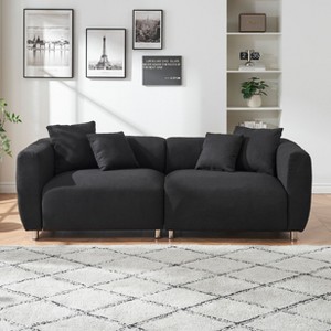 VASIP 89 inch Sofa for Living Room, Fashion Sofa with Metal Legs, 3 seats - 1 of 4