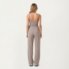 Anna-Kaci Active Women's High Waist Drawstring Wide Leg Sweatpants with Relaxed Fit - 3 of 4