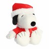 Aurora Medium Santa Snoopy Peanuts Festive Stuffed Animal White 12" - 3 of 4