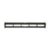 Alilang 65.13 Inch Wall-Mounted Floating Shelf with Multiple Storage Compartments-Black - 3 of 4