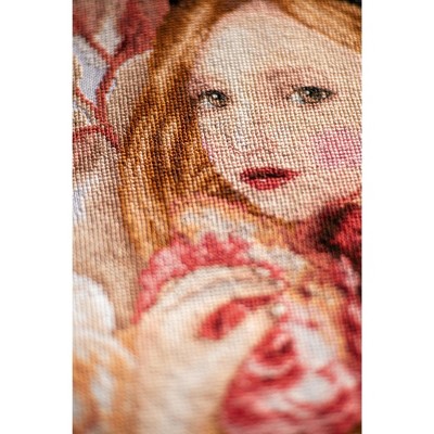 LanArte Counted Cross Stitch Kit 12.8"X12.8"-I Hold Roses (30 Count)