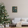 Stupell Industries Noel with Holiday Ornament Black Floater Framed Canvas Wall Art - 2 of 4