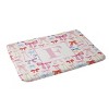 Deny Designs April Lane Art Bows Monogram Memory Foam Bath Mat - 2 of 4