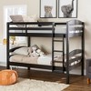 Twin Over Twin Solid Wood Kids' Bunk Bed - Saracina Home - 2 of 4