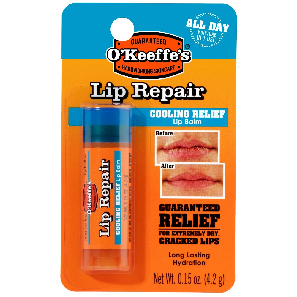 GTIN 722510071010 product image for O'Keeffes Cooling Relief Lip Repair Balm - 0.15oz | upcitemdb.com