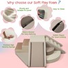 LOVSON 9-piece soft foam crawling and climbing toy set, suitable for toddlers as indoor games and crawling mats for children's play areas - 2 of 4