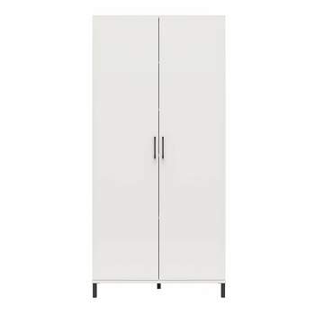 36" Vario 2 Door Wide Storage Cabinet White - Room & Joy