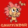 Girls Harry Potter Gryffindor Lion Cartoon T Shirt - 2 of 4