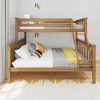 Max & Lily Solid Wood Twin XL over Queen Bunk Bed for Kids - 2 of 4