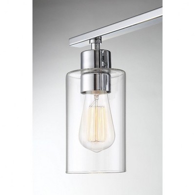 Lambert 3-Light Polished Chrome Bathroom Vanity Fixture