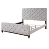 90" Queen Bed Andria Bed Reclaimed Oak Finish - Acme Furniture: Faux Leather Upholstery, Tufted Headboard - image 4 of 4