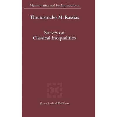 Survey on Classical Inequalities - (Mathematics and Its Applications) by  Themistocles Rassias (Hardcover)