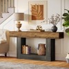 63-Inch Long Console Table, Wooden Rectangular Sofa Table Behind The Couch, Farmhouse Entryway Table for Entrance, Hallway, Living Room - 4 of 4