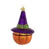 Old World Christmas 4.75 In Masked Witch Jack-O-Lantern Halloween Tree Ornament , Ornament Halloween (1PC) - 2 of 3