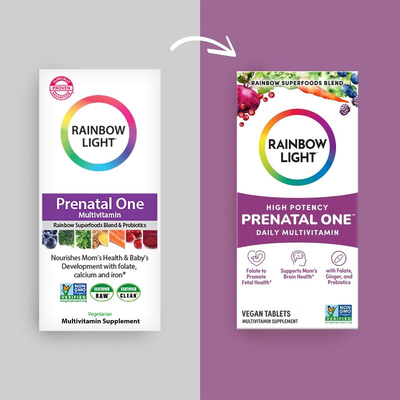 Rainbow Light Prenatal One Multivitamin Tablets - 60ct, 2 of 21