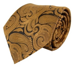Men's Paisley Microfiber Woven Wedding Neckties - 1 of 4