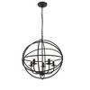 Elegant Lighting Octavia 5 light dark brown Pendant - 4 of 4
