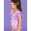 RuffleButts Girls UPF50+ Butterfly One Piece Swimsuit - 4 of 4