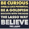 Women's Ted Lasso Be Curious Quote Stack T-Shirt - image 2 of 4