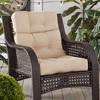Kensington Garden 24"x22" Outdoor High Back Chair Cushion - 2 of 4
