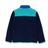 Lands' End Kids High Pile Contrast Full Zip Up Jacket - 2 of 3