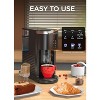 R.W.FLAME Single Serve Coffee Maker, Coffee Brewer for K-Cups Pods and Ground Coffee, Capsule Coffee Machine with 40 oz Water Tank, Black - 2 of 4