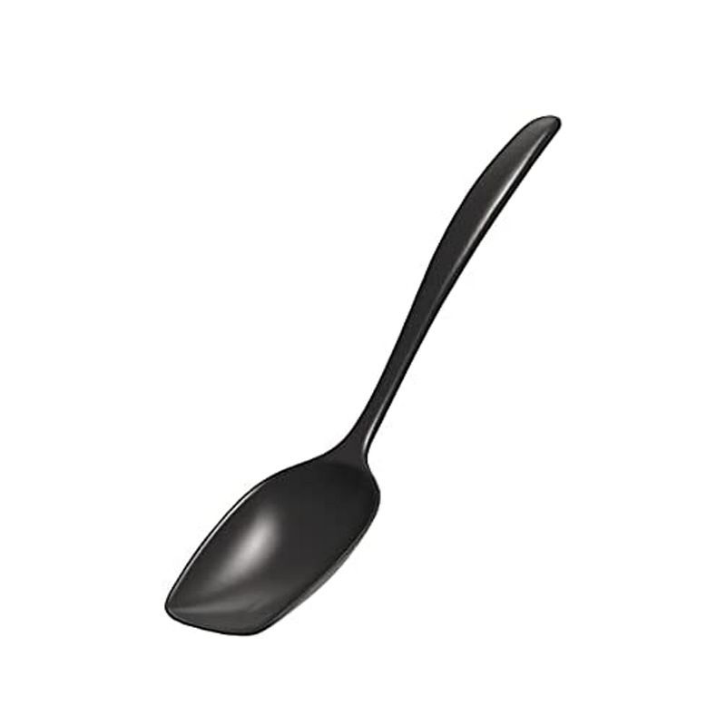 Gourmac Black 10" Melamine Serving Spoon, 3 of 4