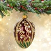 Miss Christmas 5.0 Inch Lily Of The Valley Pattern In Red Christmas Tree Ornament , Christmas Decor Christmas, Spring, Seasonal (1PC) - 2 of 4