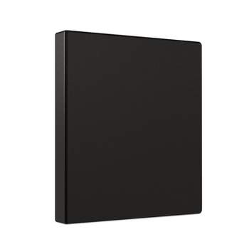 Staples Simply Light-Use 1-Inch Round 3-Ring Non-View Binder Black (26645) 1337657