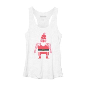 Women's Design By Humans Tattoo Santa By kevingarrison Racerback Tank Top - 1 of 3