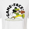 Women's - Disney - Game Face Baseball Cropped Graphic T-Shirt - 2 of 4