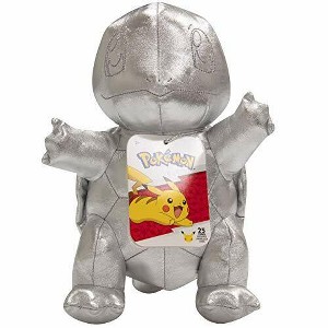 Pokemon 25th Celebration 8" Silver Squirtle Plush - Limited Edition Shiny Silver Turtle Stuffed Animal Toy - 2+ - 1 of 4