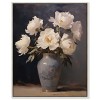 Art Remedy Flowers in Porcelain Vase Classical vintage floral vase wall art Framed - 3 of 4