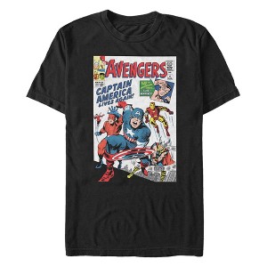 Men's Marvel America Lives Again T-Shirt - 1 of 4