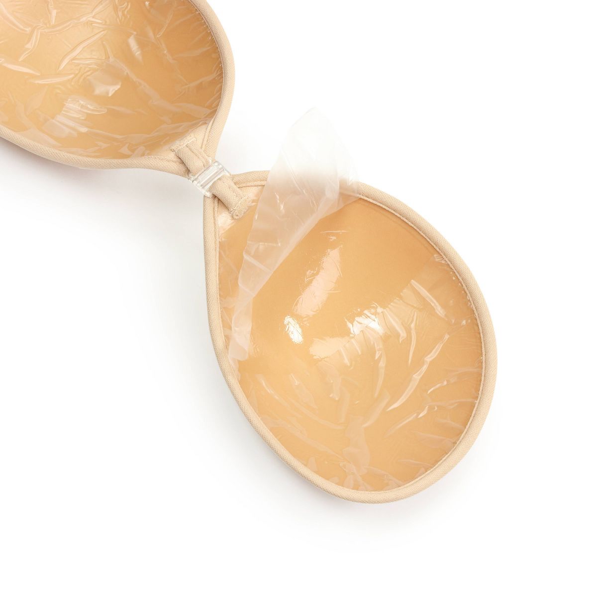 Dritz B Cup Adhesive Strapless Backless Bra Nude: Sticky Bra, Silicone Stick On, Pasties, Hand Wash, Line Dry - thumbnail 3