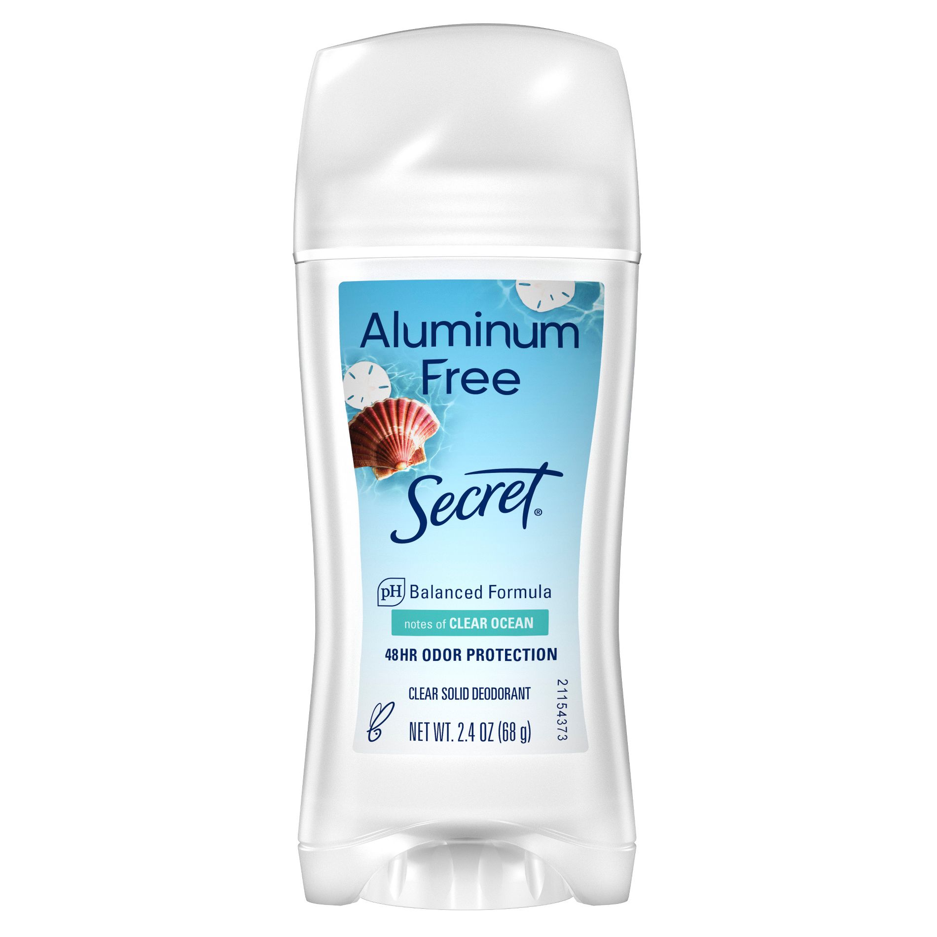 Secret Aluminum-Free Deodorant - Clear Ocean - 2.4oz