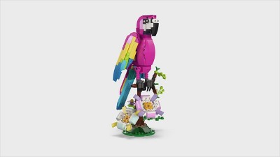 Lego Creator Exotic Pink Parrot 3in1 Building Toy Set 31144 : Target