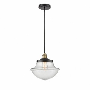 Oxford - 1 Light Cord Hung Mini Pendant In Modern Style-12.13 Inches Tall and 11.75 Inches Wide - 1 of 1