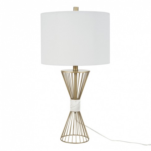 Gold wire table store lamp