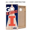 NCAA Illinois Fighting Illini 2'x4' Wood Toss Game Set - 3 of 4