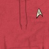 Star Trek Engineering Uniform W Foil Pullover Hoodie - 2 of 4