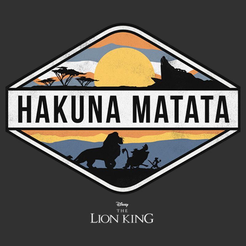 Men's Lion King Hakuna Matata National Park Emblem T-Shirt, 2 of 6