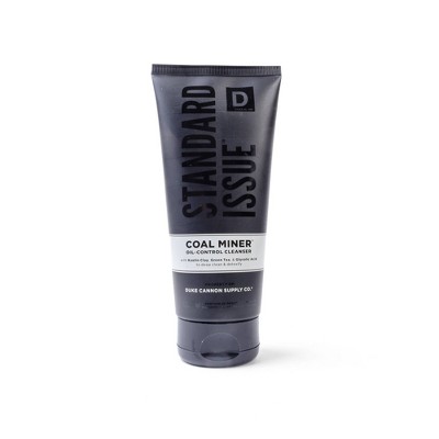 Duke Cannon Coal Miner Glycolic Face Cleanser - 6 fl oz