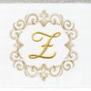 Linum Home Textiles 100% Turkish Cotton MONICA Gold Thread 2PC Embellished Hand Towel Set - 3 of 3