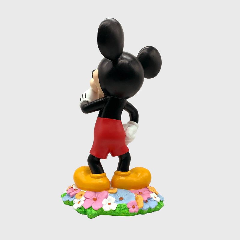 Disney 18" Mickey Mouse With Flowers Resin Statue, 4 of 6