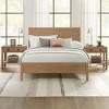 Arden Panel Wood Bed Light Driftwood - Alaterre Furniture - image 2 of 4