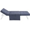 Folding Ottoman Bed with Adjustable Backrest, Modern Futon Couch, Convertible Chair into Sofa Bed for Living Room Apartment Office Small Space - 4 of 4