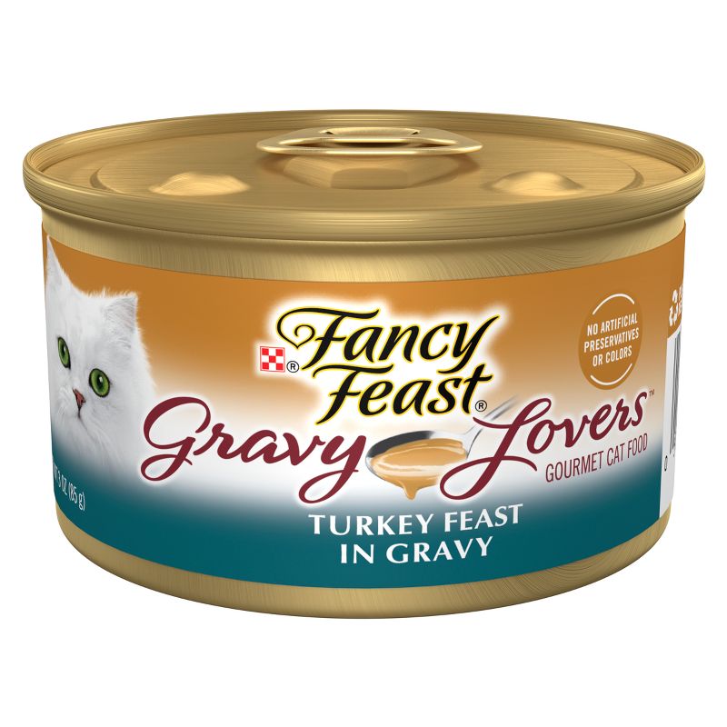 Purina Fancy Feast Gravy Lovers Wet Cat Food Can - 3oz, 1 of 8