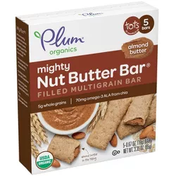 Plum Organics Mighty Nut Almond Butter Bar - 5ct/3.35oz